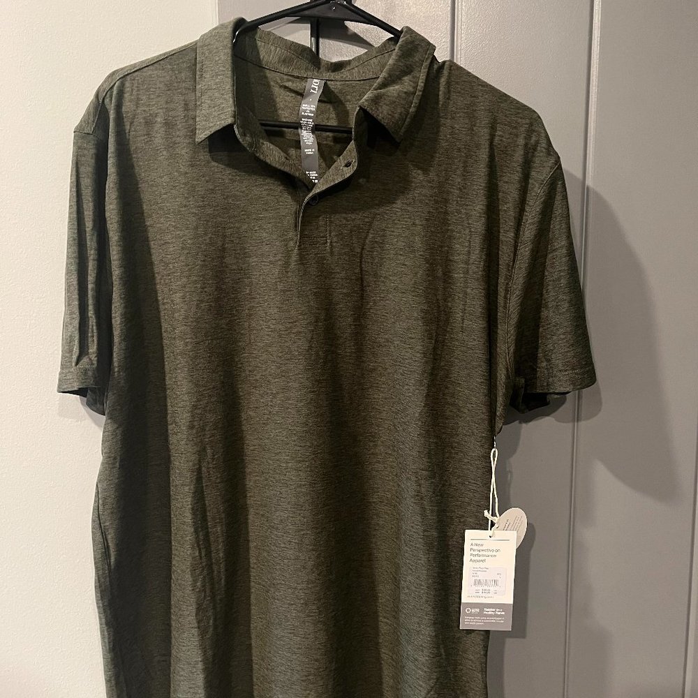Vuori Strato Tech Polo - Large - Forrest Green